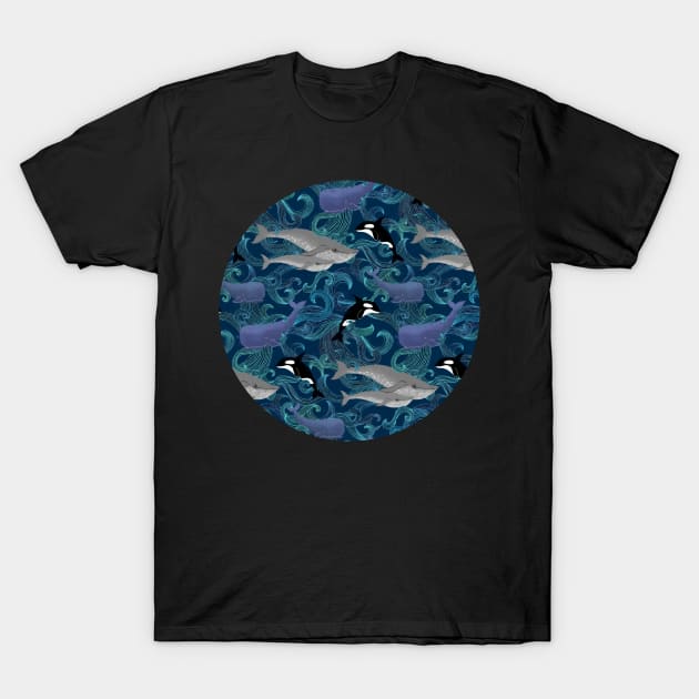 Beautiful Ocean Giants - teal T-Shirt by micklyn